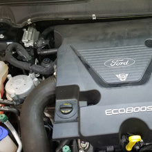 Load image into Gallery viewer, J&amp;L 17-19 Ford Fusion Sport 2.7L Passenger Side Oil Separator 3.0 - Black