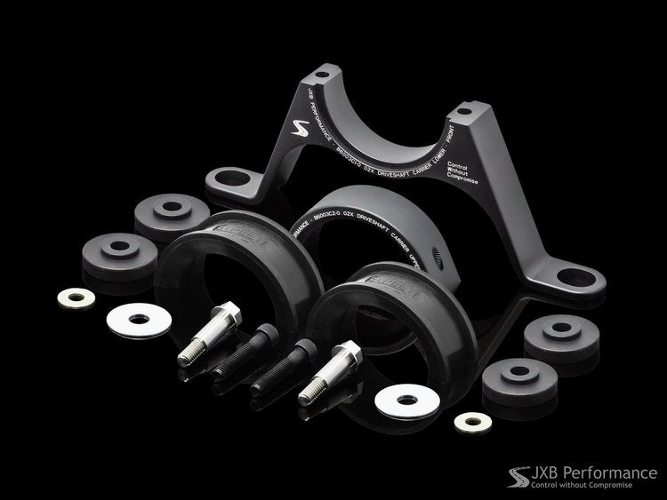 JXB Performance B6003A0 driveshaft center support bearing carrier bushings view