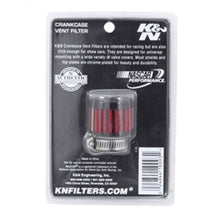Load image into Gallery viewer, K&amp;N 0.75 inch ID 1.375 inch OD 1.125 inch H Clamp On Crankcase Vent Filter - K&amp;N Engineering KNN62-1560