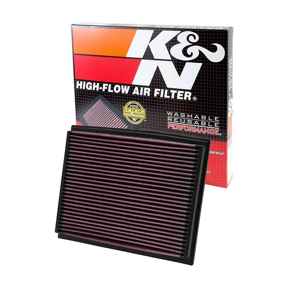 K&N 01-09 Audi A4/RS4/S4 Drop In Air Filter - K&N Engineering KNN33-2209