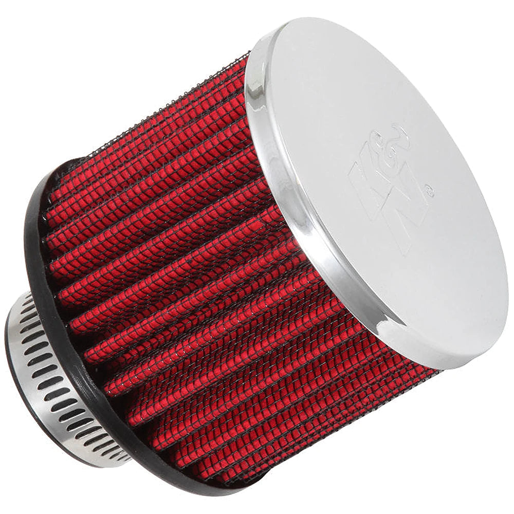 K&N 1.25in Flange ID x 3in OD x 2.5in H Rubber Base Crankcase Vent Filter - K&N Engineering KNN62-1390