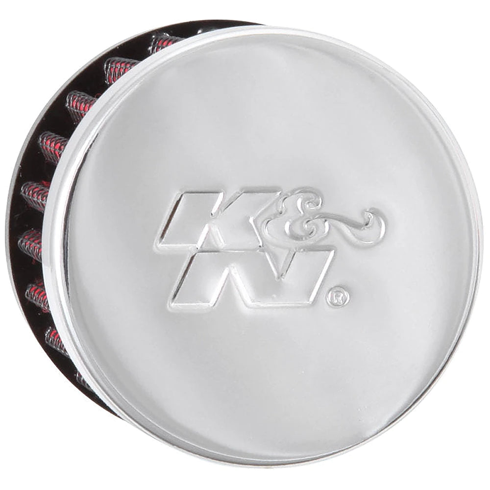 K&N 1.25in Flange ID x 3in OD x 2.5in H Rubber Base Crankcase Vent Filter - K&N Engineering KNN62-1390