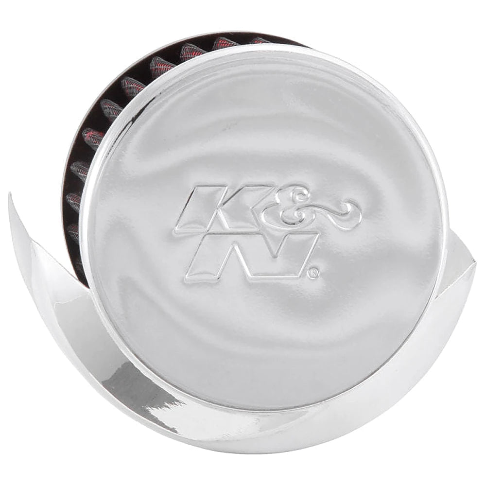 K&N 1.375in Flange ID x 3in OD x 2.5in Height Clamp On Crankcase Vent Filter - K&N Engineering KNN62-1513