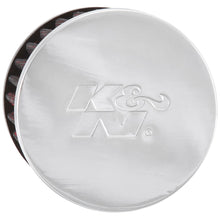Load image into Gallery viewer, K&amp;N 1.75in Flange ID x 3in OD x 2.5in H Chrome Finish Rubber Base Crankcase Vent Filter - K&amp;N Engineering KNN62-1480