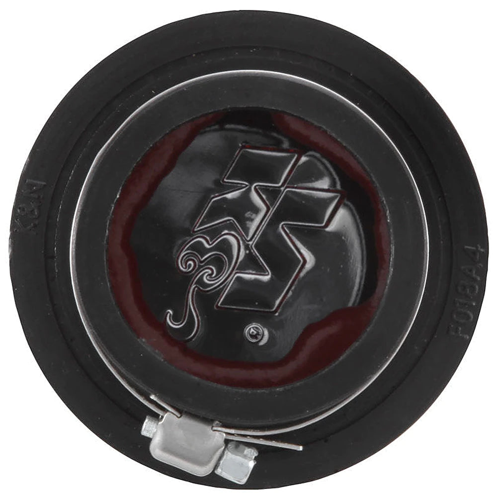 K&N 1.75in Flange ID x 3in OD x 2.5in H Chrome Finish Rubber Base Crankcase Vent Filter - K&N Engineering KNN62-1480