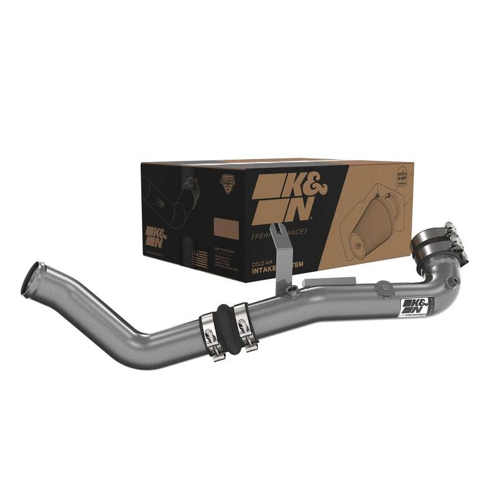 K&N 22-24 Honda Civic 1.5L L4 Aluminum Charge Pipe Kit - Gunmetal Gray - K&N Engineering KNN77-1022KC