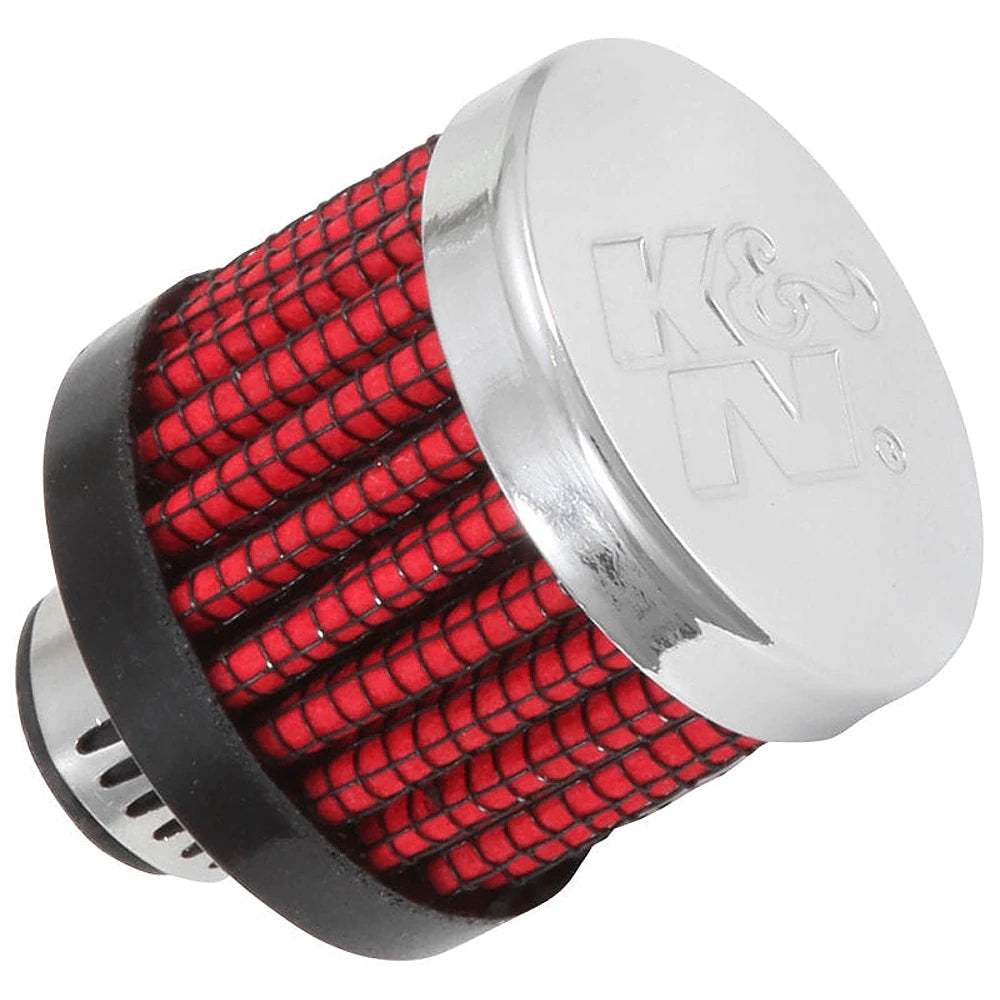 K&N .315/.431 Flange 1 3/8 inch OD 1.5 inch H Clamp On Crankcase Vent Filter - K&N Engineering KNN62-2470