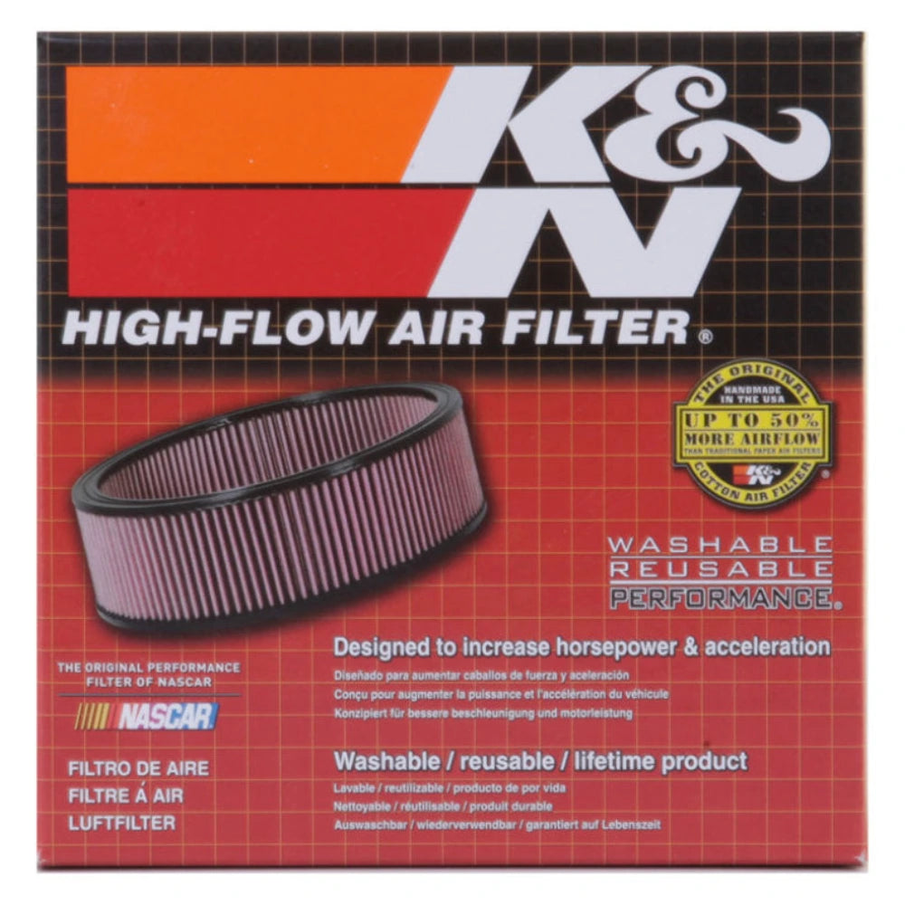 K&N 56-1400 Custom Racing Air Cleaner Assembly - 4.5-Inch ID, 5.875-Inch OD, 1.75-Inch Filter - K&N Engineering 56-1400