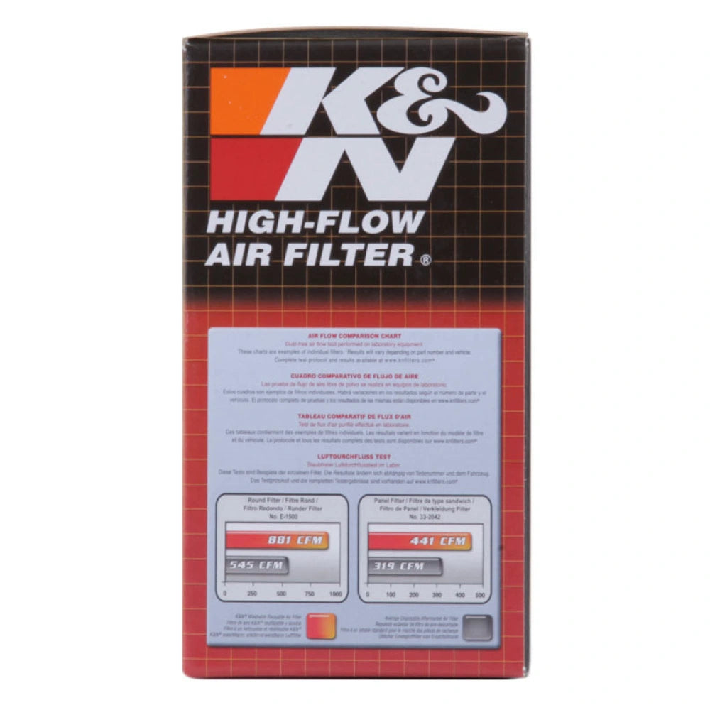K&N 56-1400 Custom Racing Air Cleaner Assembly - 4.5-Inch ID, 5.875-Inch OD, 1.75-Inch Filter - K&N Engineering 56-1400
