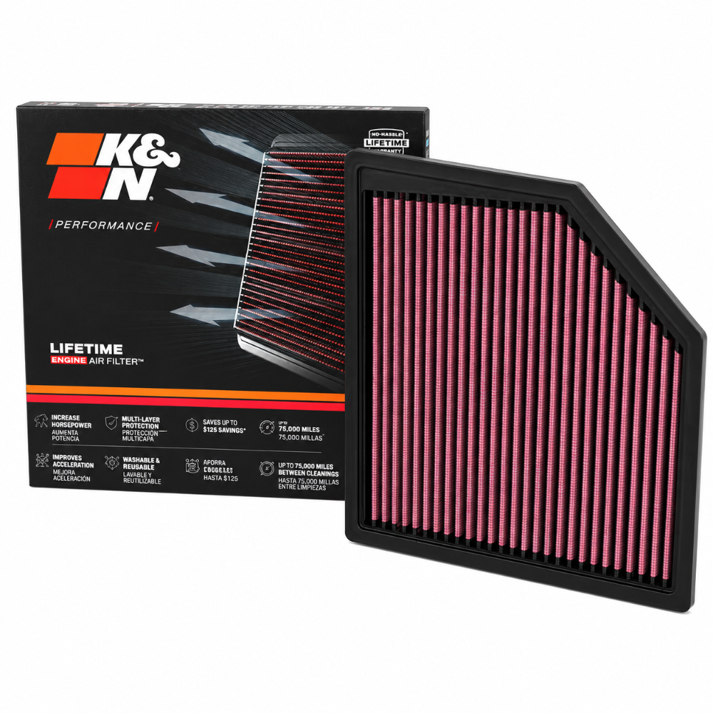 K&N 22-25 BMW X1 High-Flow Engine Air Filter - K&N Engineering KNN33-3180