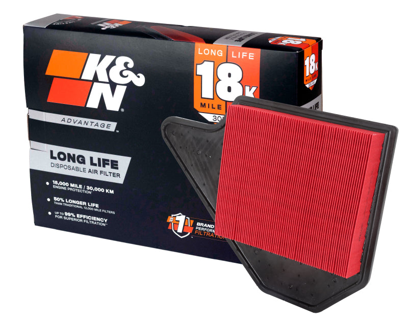 K&N Dodge Grand Caravan V6-3.6L F/I 11-17 Air Filter - K&N Engineering KNNKNA-2462