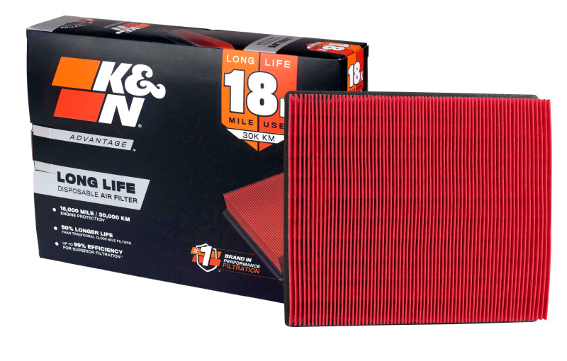 K&N Jeep Renegade L4-2.4L F/I 15-17 Air Filter - K&N Engineering KNNKNA-5034