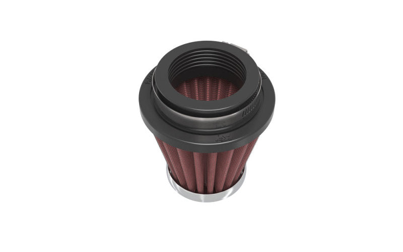 K&N Universal Chrome Filter-Round Tapered-1.688in Flange ID x 2in Top OD x 3in Base OD x 2.75in H - K&N Engineering KNNRC-107