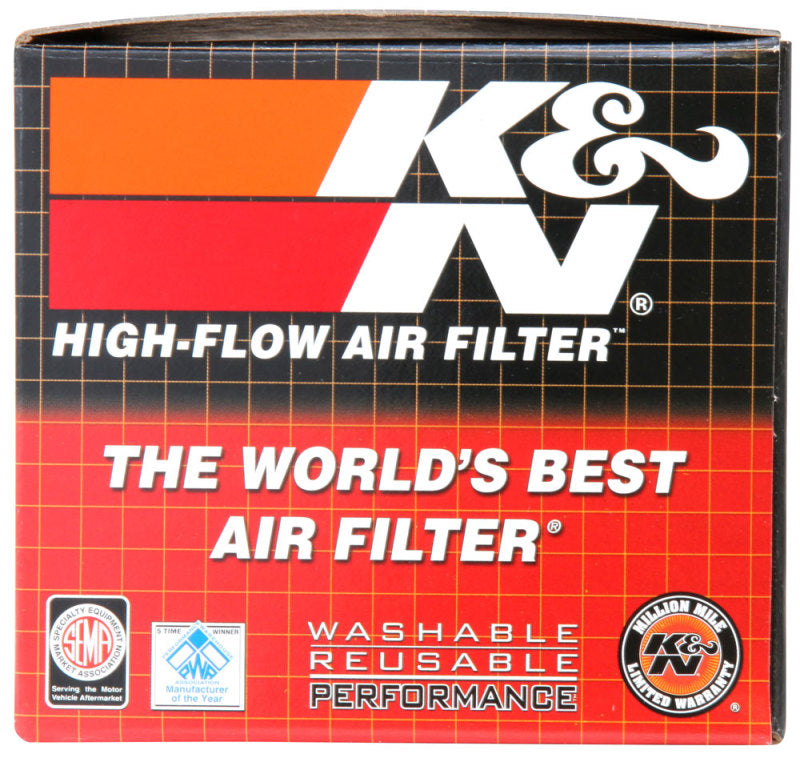 K&N Univ Clamp-On Air Filter - 1-3/4in FLG O/S 4in X 3in B 3in X 2in T 2-3/4inH OVAL - K&N Engineering KNNRU-2450