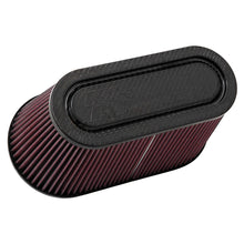 Load image into Gallery viewer, K&amp;N Filter Univ Air Filter Carb Fib T/B 3-1/2in FLG OD / 12x6in B / 9-15/16x3-15/16in T / 6in H - K&amp;N Engineering KNNRP-5182
