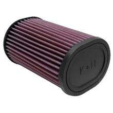 Load image into Gallery viewer, K&amp;N Filter Universal Rubber Oval Straight 4.5in OL x 3.75in OW x 7in Height 20 Degree Angle - K&amp;N Engineering KNNRU-1390