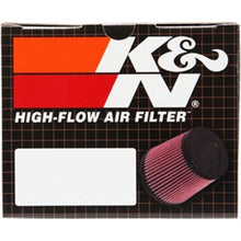 Load image into Gallery viewer, K&amp;N Filter Universal Rubber Oval Straight 4.5in OL x 3.75in OW x 7in Height 20 Degree Angle - K&amp;N Engineering KNNRU-1390