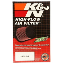 Load image into Gallery viewer, K&amp;N Filter Universal Rubber Oval Straight 4.5in OL x 3.75in OW x 7in Height 20 Degree Angle - K&amp;N Engineering KNNRU-1390