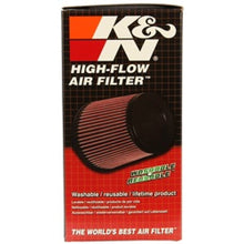 Load image into Gallery viewer, K&amp;N Filter Universal Rubber Oval Straight 4.5in OL x 3.75in OW x 7in Height 20 Degree Angle - K&amp;N Engineering KNNRU-1390