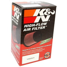 Load image into Gallery viewer, K&amp;N Filter Universal Rubber Oval Straight 4.5in OL x 3.75in OW x 7in Height 20 Degree Angle - K&amp;N Engineering KNNRU-1390