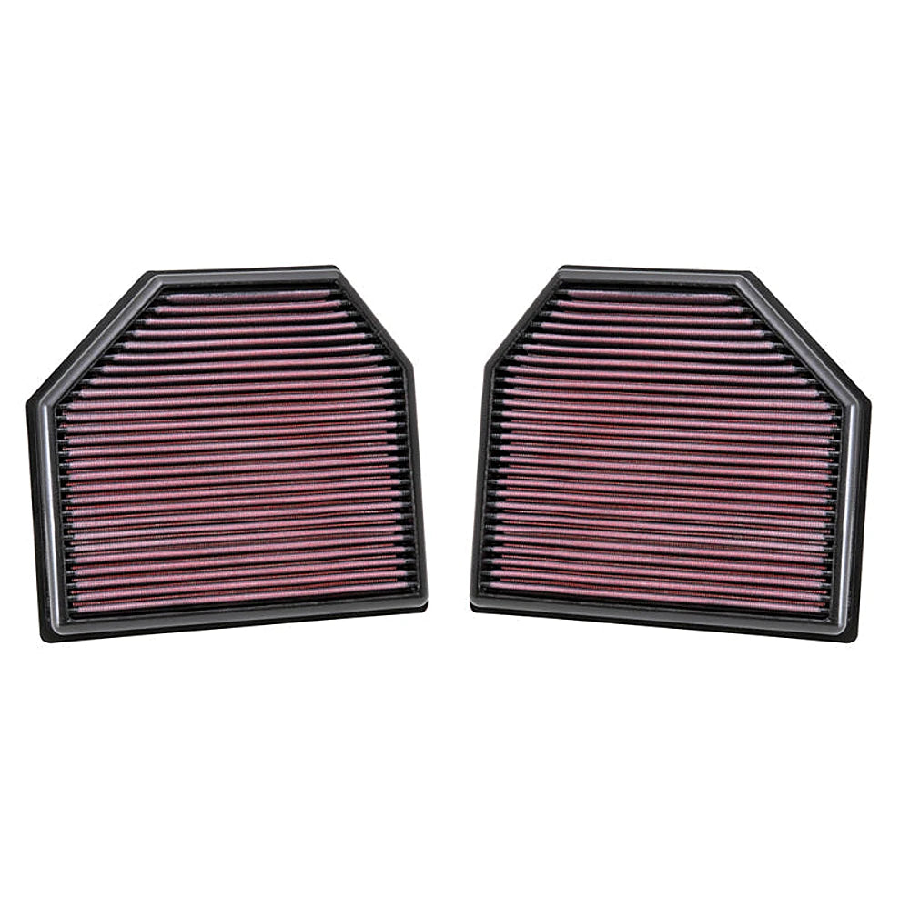 K&N Replacement Air Filter for 11-14 BMW M5/M6 4.4L V8 / 2015 M4/M3 3.0L I6  (2 per box) - K&N Engineering KNN33-2488