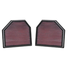 Load image into Gallery viewer, K&amp;N Replacement Air Filter for 11-14 BMW M5/M6 4.4L V8 / 2015 M4/M3 3.0L I6  (2 per box) - K&amp;N Engineering KNN33-2488