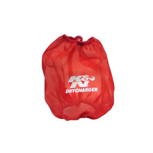 Load image into Gallery viewer, K&amp;N Round Tapered Drycharger Air Filter Wrap Red 7.5in Base ID x 5in Top ID x 7.5in H - K&amp;N Engineering KNNRF-1041DR