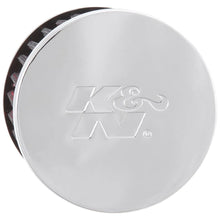 Load image into Gallery viewer, K&amp;N Rubber Base Chrome Top Push-In Crankcase Vent Filter 3in OD x 2-1/2in H. - K&amp;N Engineering KNN62-1490