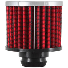 Load image into Gallery viewer, K&amp;N Rubber Base Chrome Top Push-In Crankcase Vent Filter 3in OD x 2-1/2in H. - K&amp;N Engineering KNN62-1490
