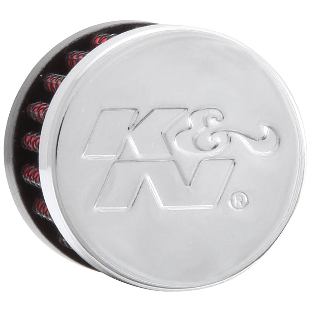 K&N Rubber Base Crankcase Vent Filter - 0.55in Flange ID 1.375in OD 1.125in Height - K&N Engineering KNN62-2480