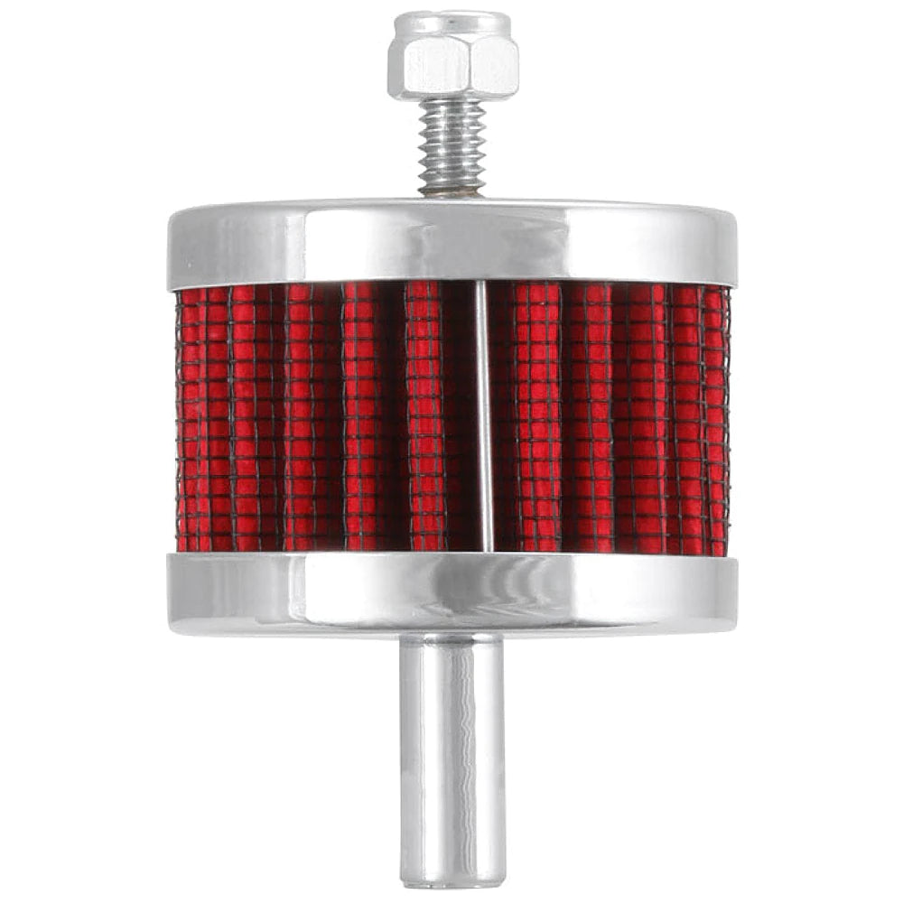 K&N Steel Base Crankcase Vent Filter 3/8in OD Tube  2in OD 1-1/2in Height - K&N Engineering KNN62-1090