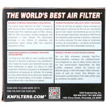 Load image into Gallery viewer, K&amp;N Univ Clamp-On Air Filter - 1-3/4in FLG O/S 4in X 3in B 3in X 2in T 2-3/4inH OVAL - K&amp;N Engineering KNNRU-2450