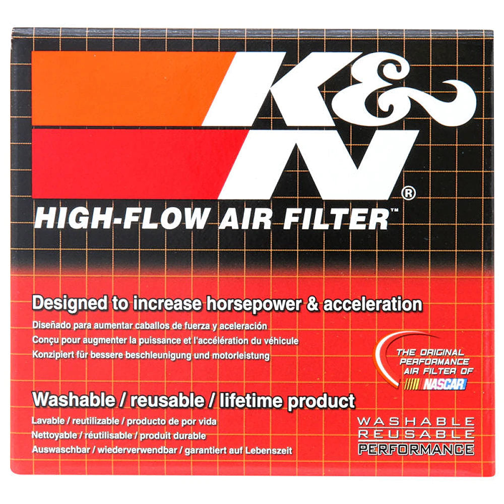 K&N Univ Clamp-On Air Filter - 1-3/4in FLG O/S 4in X 3in B 3in X 2in T 2-3/4inH OVAL - K&N Engineering KNNRU-2450