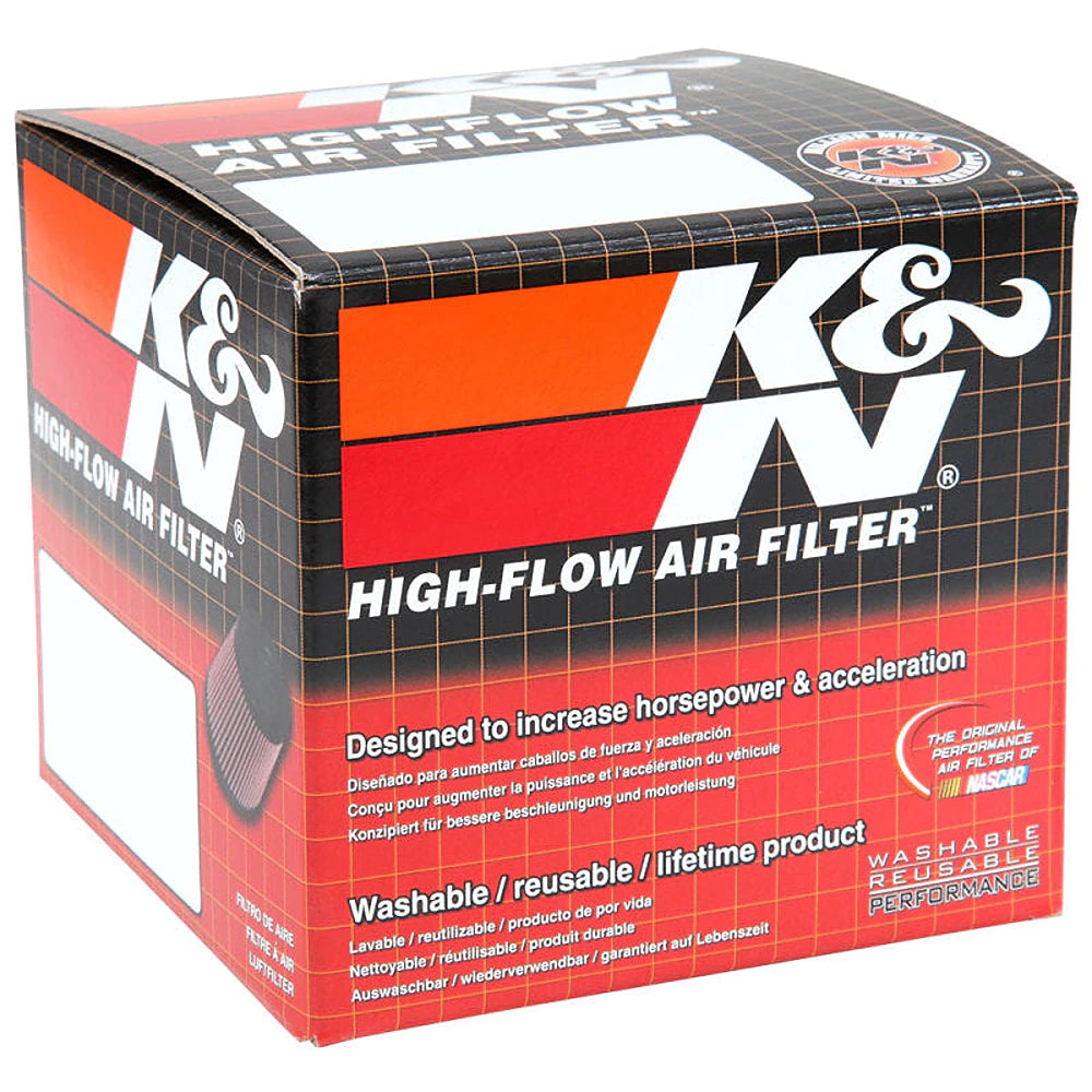 K&N Univ Clamp-On Air Filter - 1-3/4in FLG O/S 4in X 3in B 3in X 2in T 2-3/4inH OVAL - K&N Engineering KNNRU-2450