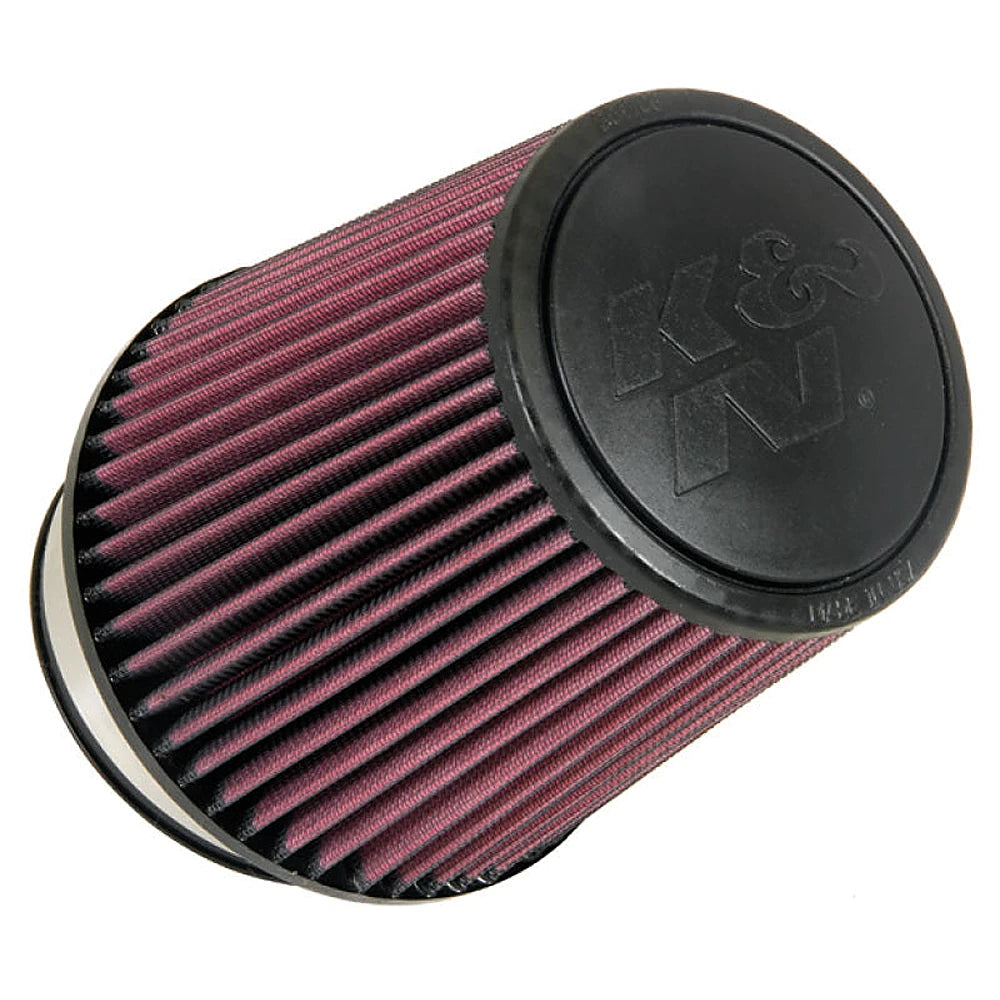 K&N Univ Rubber Round Tapered Filter 4.375in Flg ID/10 Deg Flg Angle 6in B OD/4.625in T OD/6.5in H - K&N Engineering RU-5061