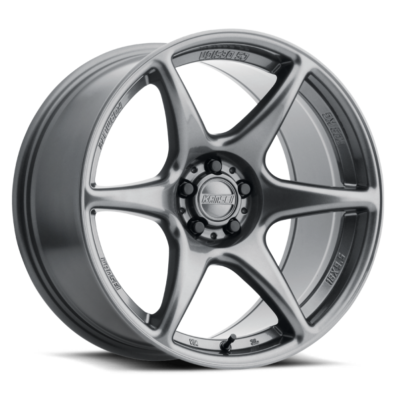 Kansei K11G Tandem 18x9.5in / 5x114.3 BP / 22mm Offset / 73.1mm Bore - Gunmetal Wheel Kansei KANK11G-189512+22