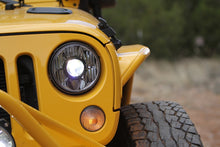 Load image into Gallery viewer, KC HiLiTES 07-18 Jeep JK 7in. Gravity LED Pro DOT Approved Replacement Headlight (Single) - Black Ops Auto Works
