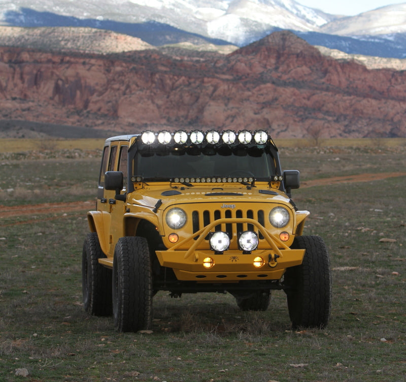 KC HiLiTES 07-18 Jeep JK 7in. Gravity LED Pro DOT Approved Replacement Headlight (Single) - Black Ops Auto Works