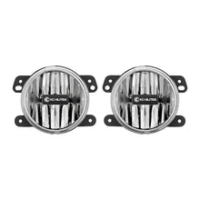 Load image into Gallery viewer, KC HiLiTES 10-18 Jeep JK 4in. Gravity G4 LED Light 10w SAE/ECE Clear Fog Beam (Pair Pack System) - Black Ops Auto Works