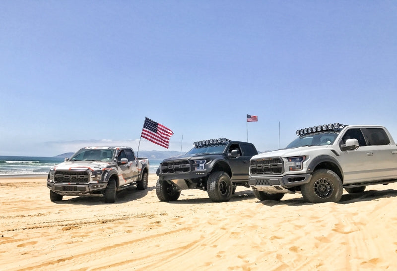 KC HiLiTES 17-18 Ford Raptor 57in. Pro6 Gravity LED 9-Light 180w Combo Beam Overhead Light Bar Sys - Black Ops Auto Works