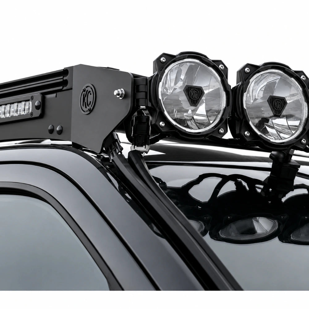 KC HiLiTES 17-26 Ford Super Duty Platform One Roof Rack - KC HiLiTES KCLAK-92309