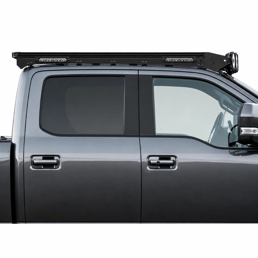 KC HiLiTES 17-26 Ford Super Duty Platform One Roof Rack - KC HiLiTES KCLAK-92309