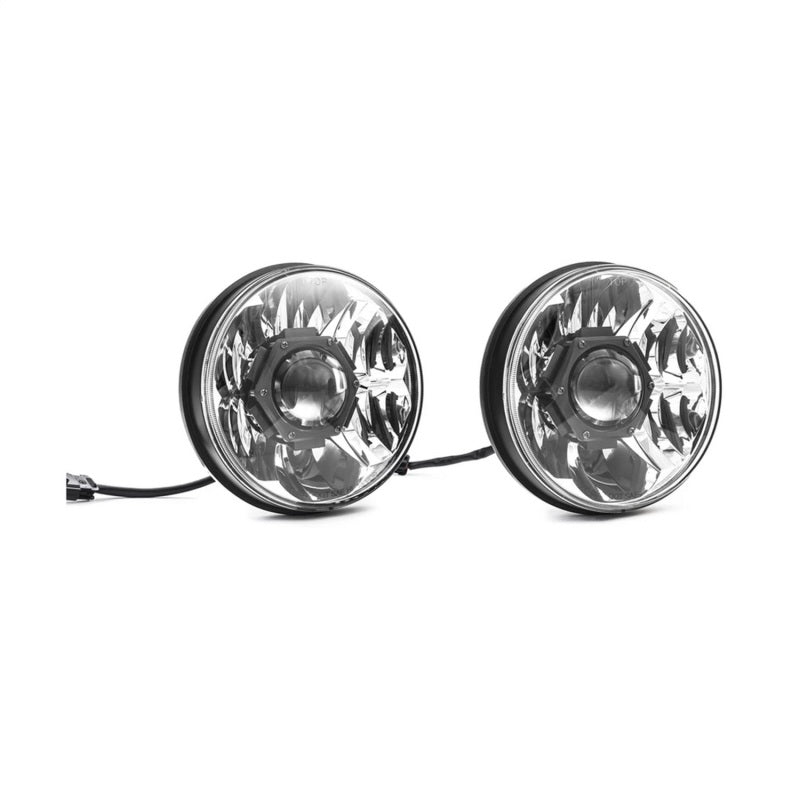 KC HiLiTES 18-20 Jeep JL/JT 7in. Gravity LED Pro DOT Approved Replac. Headlight (Pair Pack Sys) - Black Ops Auto Works