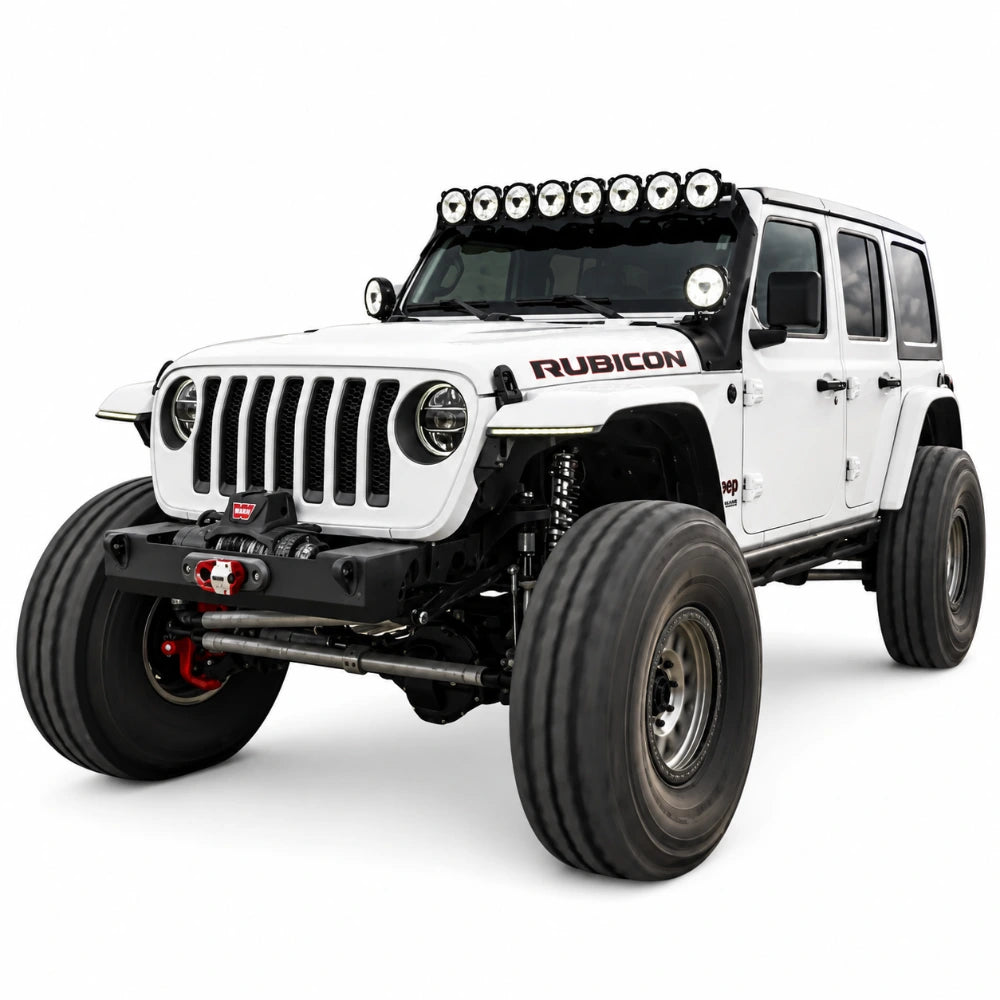 KC HiLiTES 18-26 Jeep Wrangler JL / 20-26 Jeep Gladiator JT Gravity Titan Overhead Light Bar - KC HiLiTES KCLAK-91424