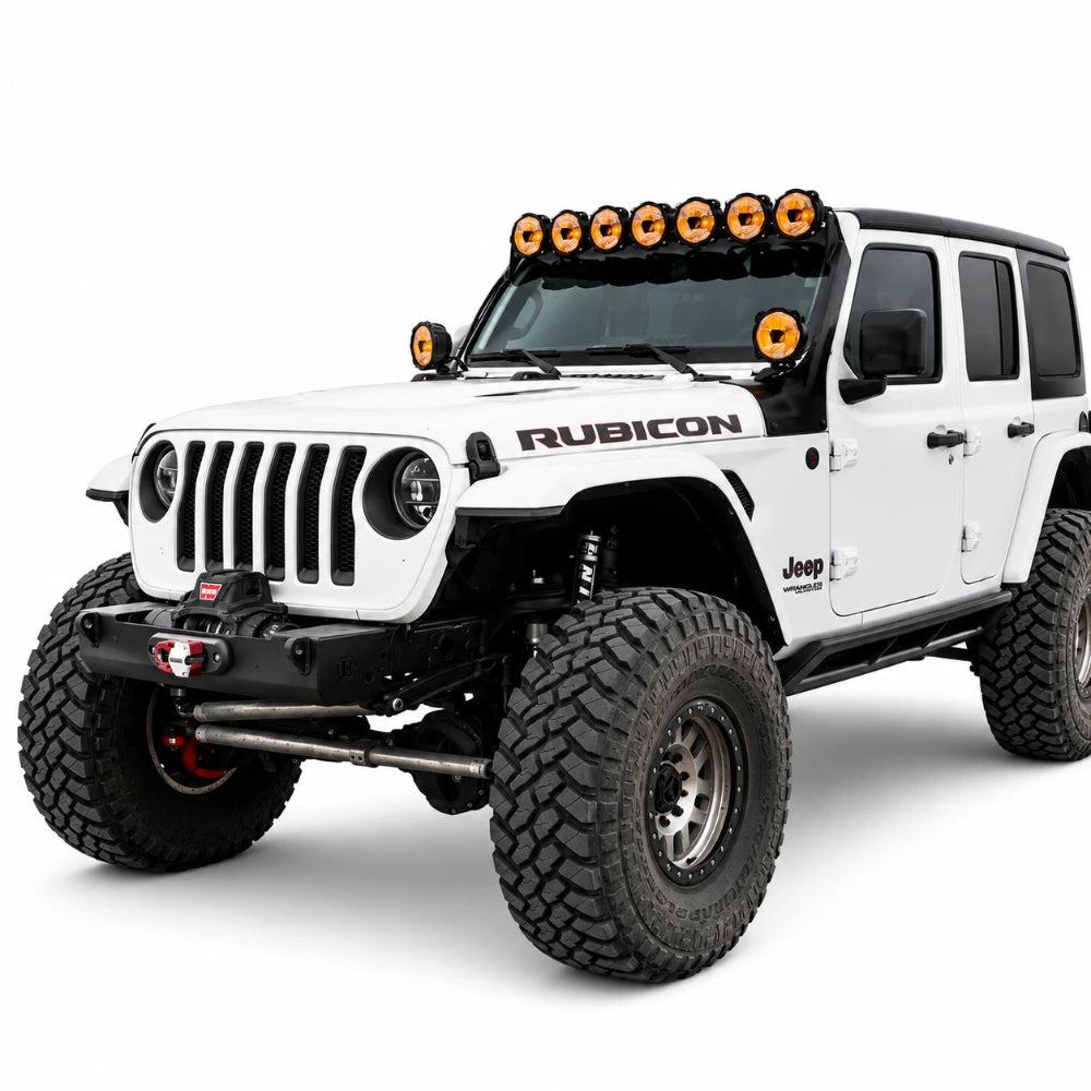 KC HiLiTES 18-26 Jeep Wrangler JL / 20-26 Jeep Gladiator JT Gravity Titan Overhead Light Bar - KC HiLiTES KCLAK-91424