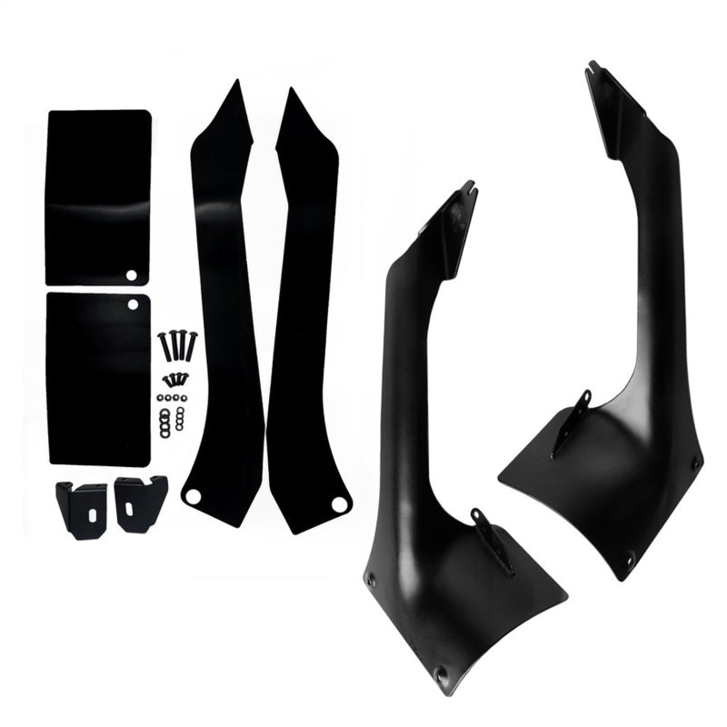 KC HiLiTES 2018+ Jeep JL/JT Overhead Mount Bracket Set (for 50in. Light Bars) - Black Ops Auto Works
