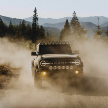 Load image into Gallery viewer, KC HiLiTES 2021+ Ford Bronco FLEX ERA 3 Dual Mode SAE Fog Light Pocket Kit - Black Ops Auto Works