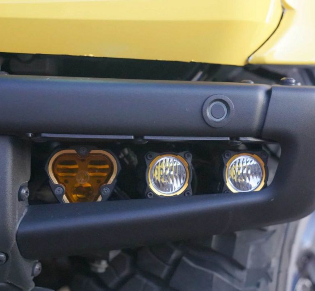 KC HiLiTES 2021+ Ford Bronco FLEX ERA 3 Dual Mode SAE Fog Light Pocket Kit - Black Ops Auto Works