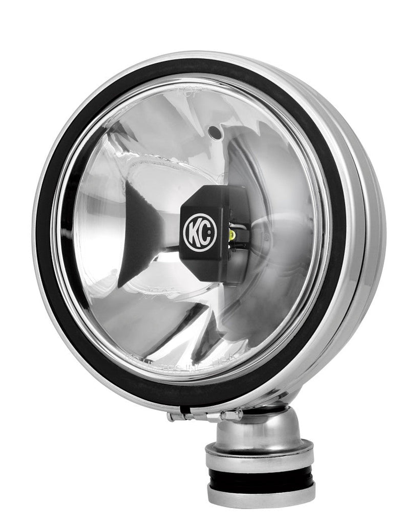 KC HiLiTES 6in. Daylighter Gravity G6 LED Lights 20w Spot Beam (Pair Pack System) - Black SS - Black Ops Auto Works
