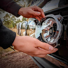 Load image into Gallery viewer, KC HiLiTES 6in. Light Shield for Gravity Pro6 LED Lights (Single) - Clear - Black Ops Auto Works